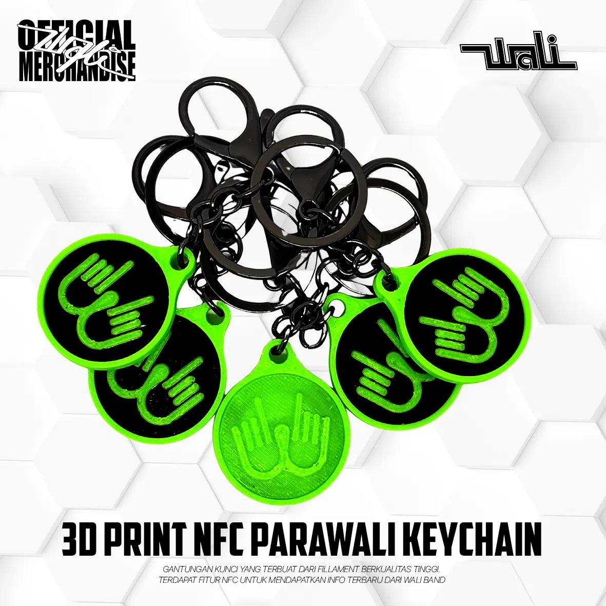 Gantungan Kunci NFC Parawali